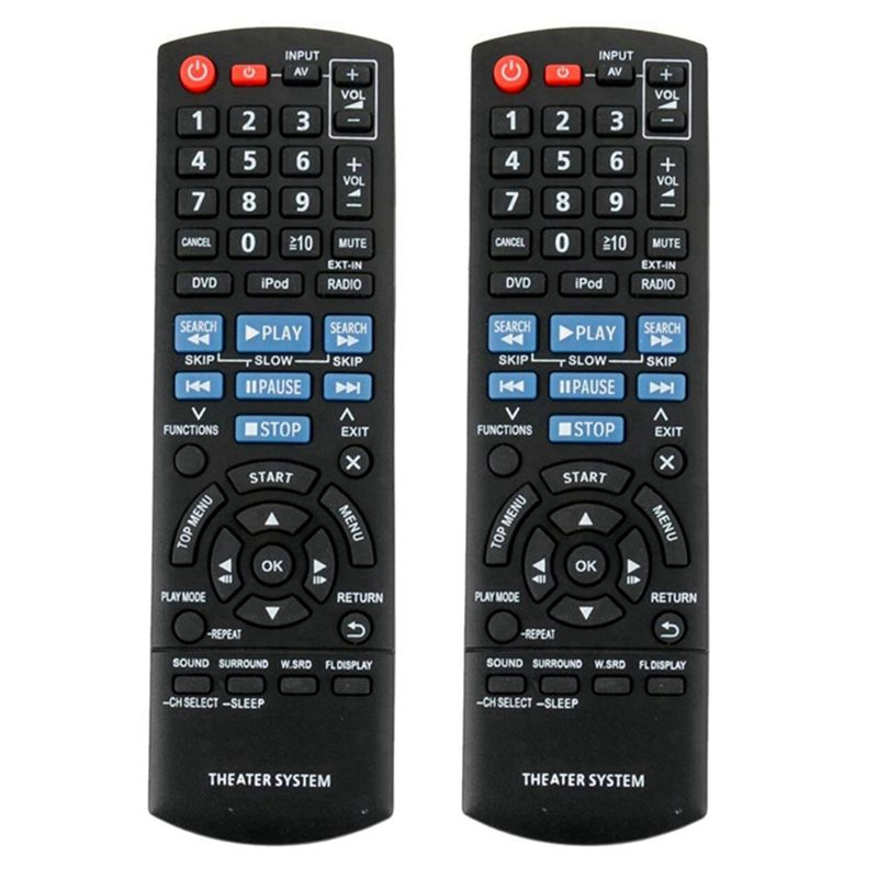 Home Cinema Panasonic - ABKN-2X Nouvelle télécommande de remplacement pour