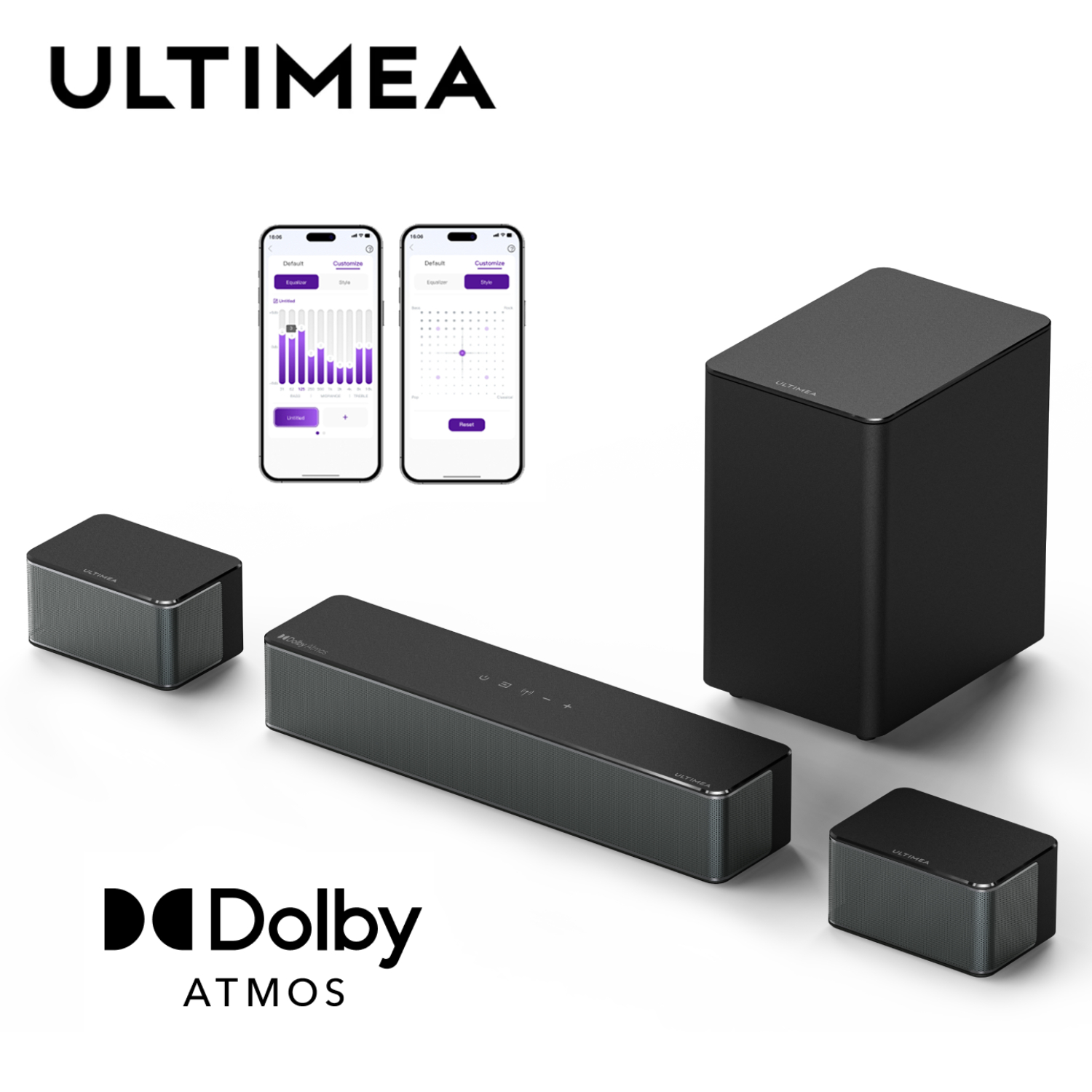 Home Cinema Dolby Atmos - Barre de son ULTIMEA Poseidon M4T