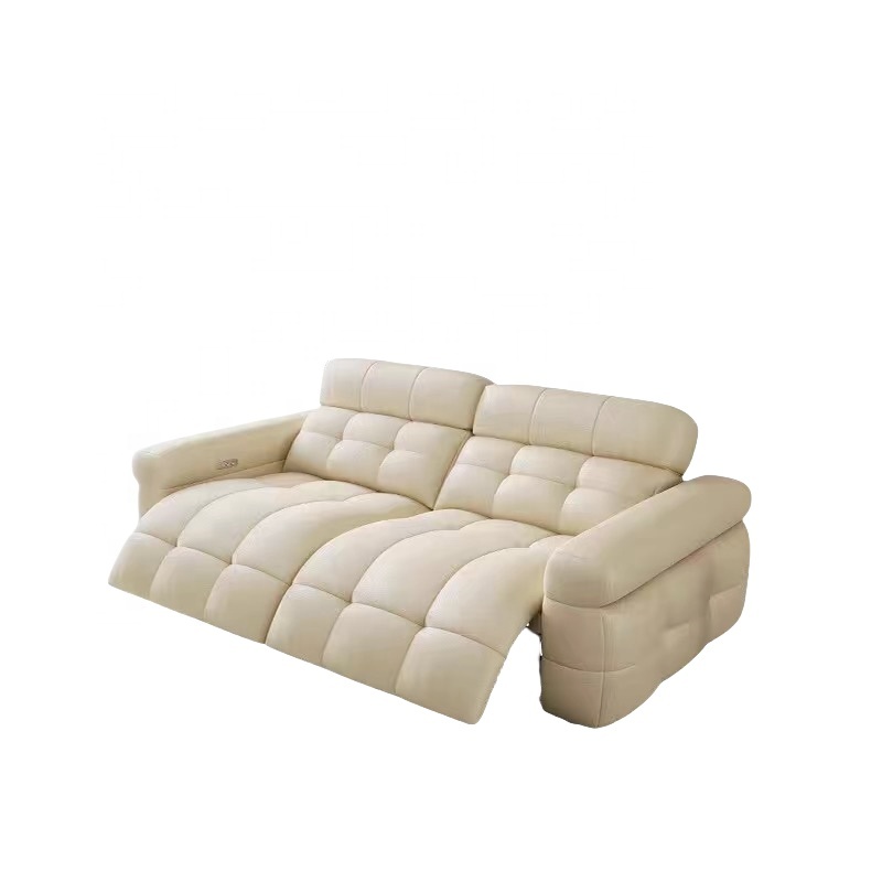 Home Cinema Chairs - Canapé inclinable électrique Convertible en cuir